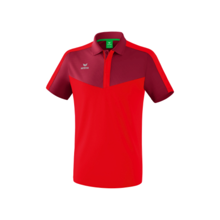 Polo adulte bordeaux/rouge Erima Squad
