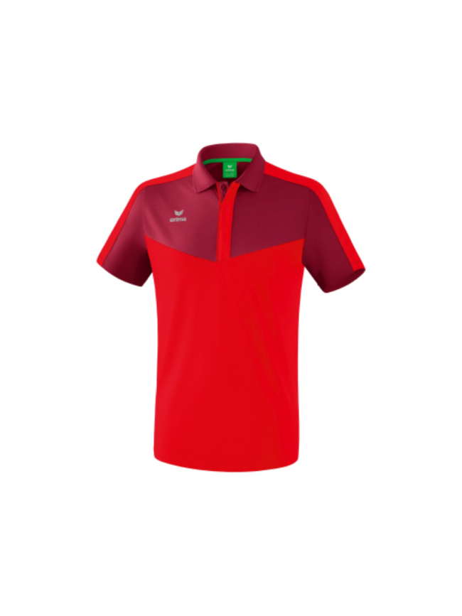 Polo adulte bordeaux/rouge Erima Squad Polo adulte bordeaux/rouge Erima Squad