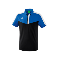 Polo adulte bleu/noir Erima Squad