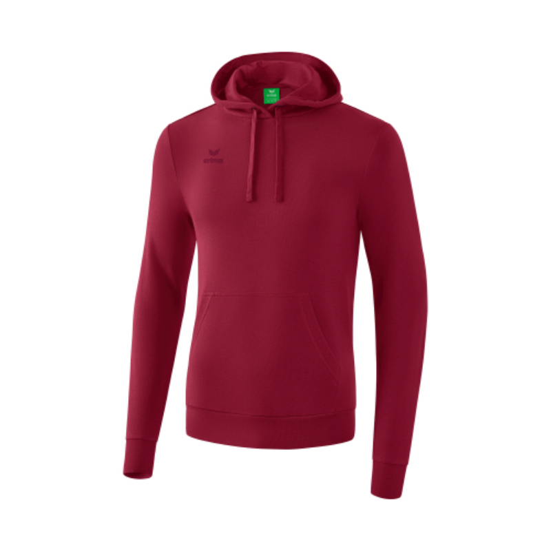Sweat à capuche enfant bordeaux Erima