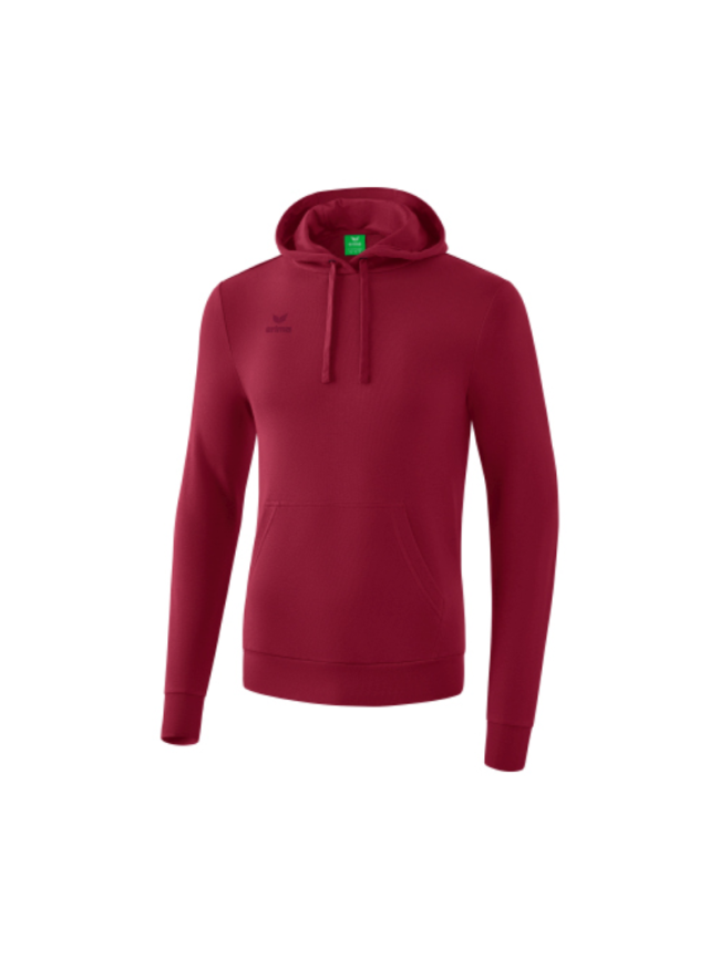 Sweat à capuche enfant bordeaux Erima
