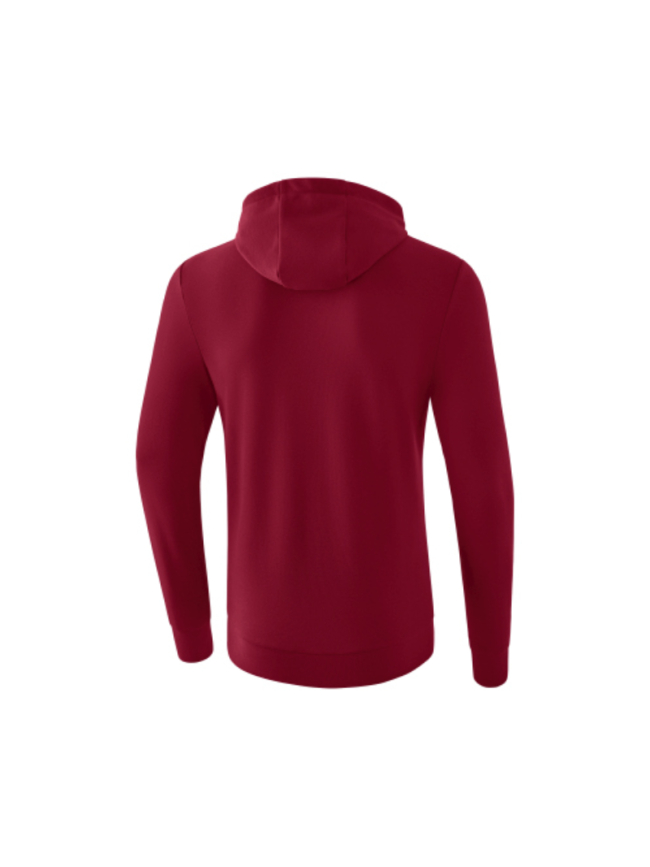 Sweat à capuche enfant bordeaux Erima