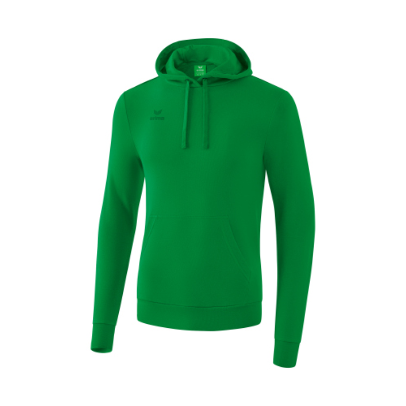 Sweat à capuche adulte vert Erima