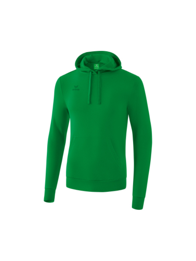 Sweat à capuche adulte vert Erima