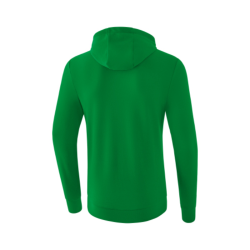 Sweat à capuche adulte vert Erima