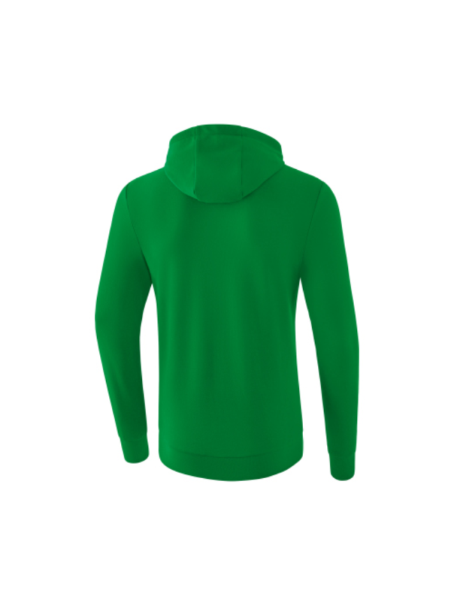 Sweat à capuche adulte vert Erima