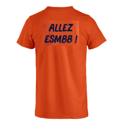 T-Shirt supporter enfant orange Clique Basic