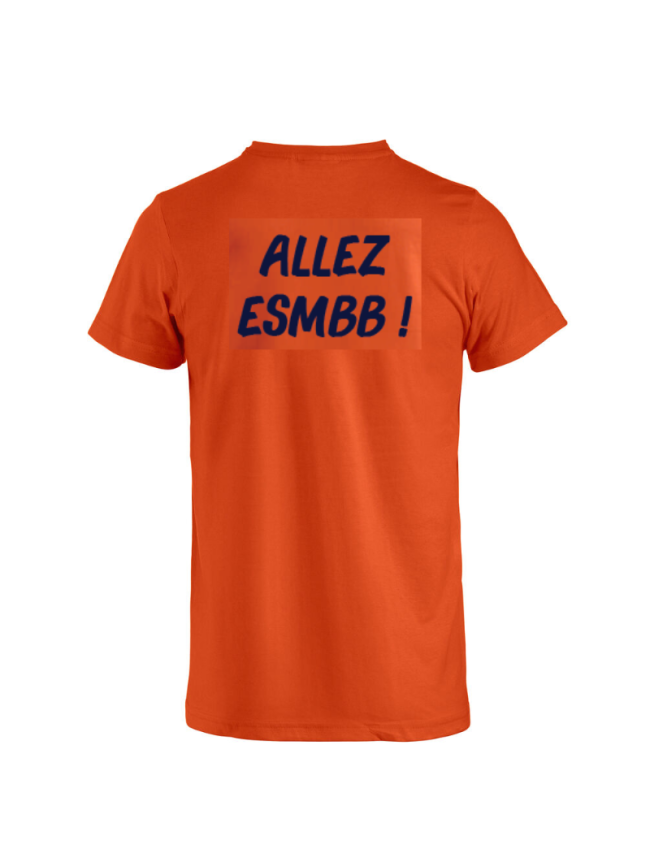T-Shirt supporter enfant orange Clique Basic