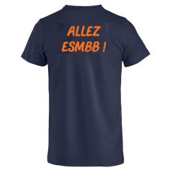 T-Shirt supporter enfant marine Clique Basic