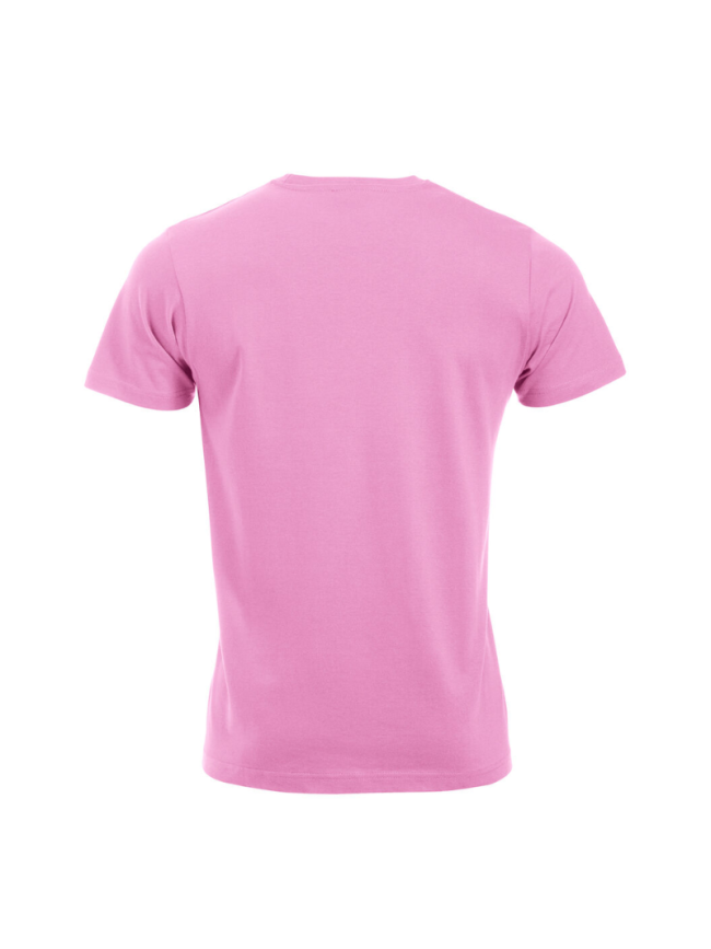 T-Shirt homme rose Clique New Classic-T