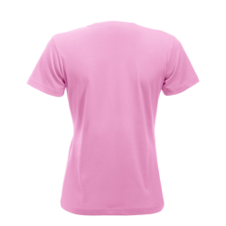 T-Shirt femme rose Clique New Classic-T