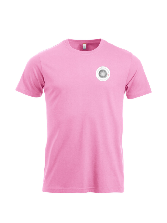 T-Shirt adulte rose Clique Classic-T