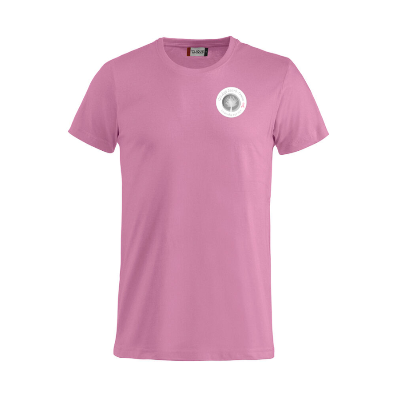 T-Shirt enfant rose Clique Basic-T