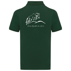 Polo enfant vert forêt Kariban