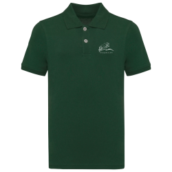 Polo enfant vert forêt Kariban