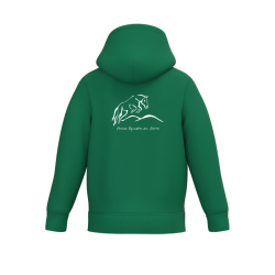 Sweat capuche enfant vert forêt Kariban