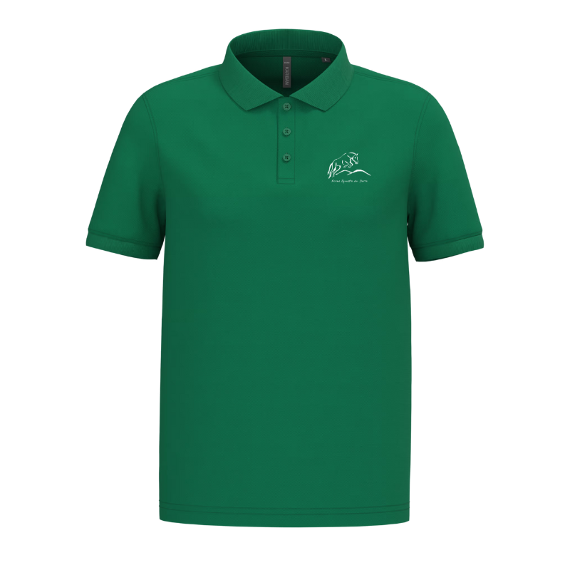 Polo homme vert forêt Kariban