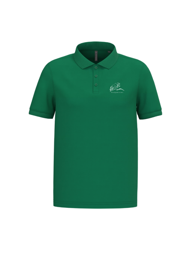 Polo homme vert forêt Kariban