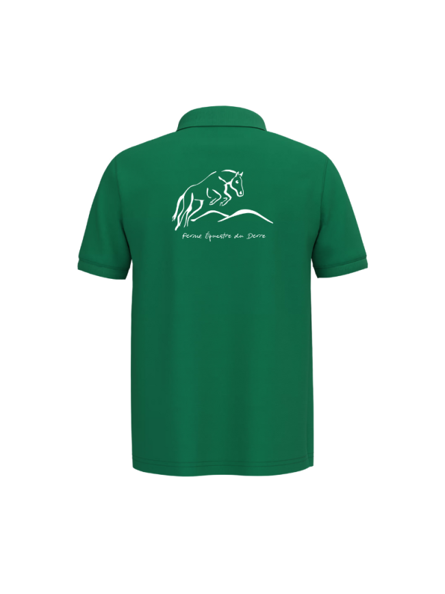 Polo homme vert forêt Kariban