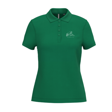 Polo femme vert forêt Kariban