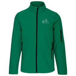 Veste softshell homme vert forêt Kariban