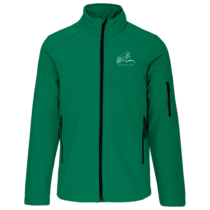 Veste softshell homme vert forêt Kariban