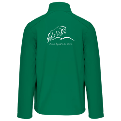 Veste softshell homme vert forêt Kariban