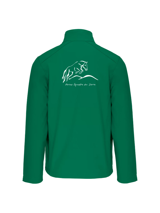 Veste softshell homme vert forêt Kariban