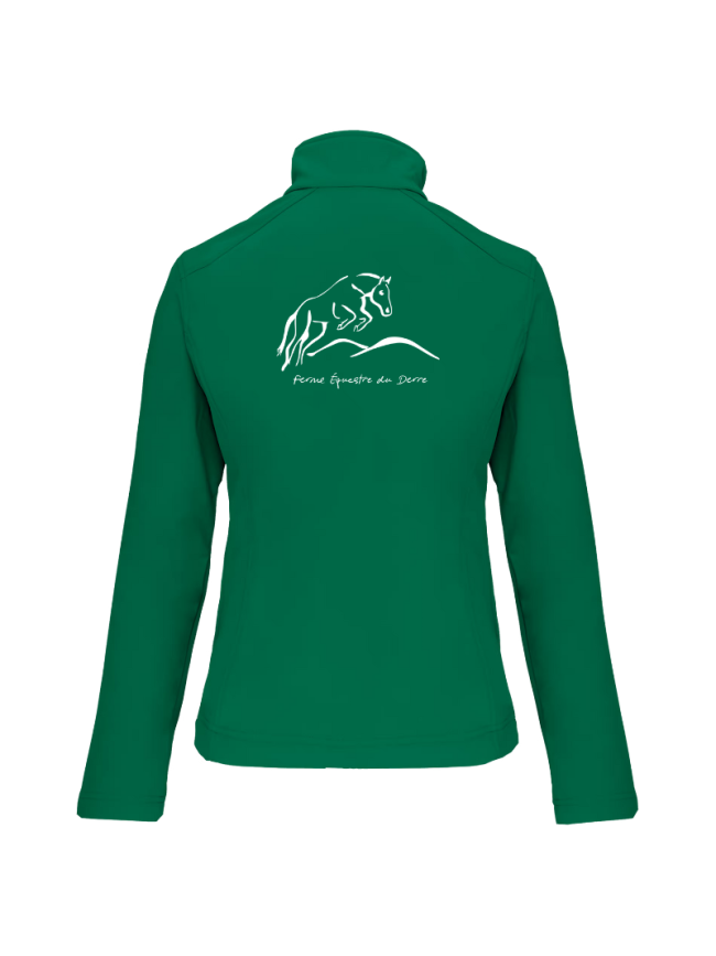 Veste softshell femme vert forêt Kariban