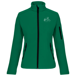 Veste softshell femme vert forêt Kariban