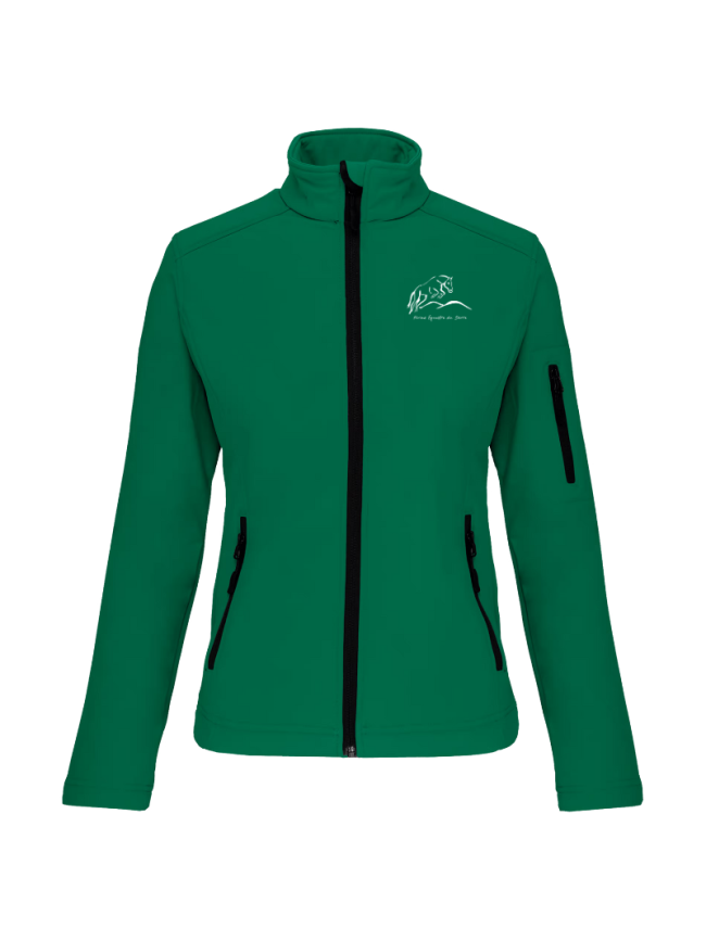 Veste softshell femme vert forêt Kariban