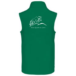 Bodywarmer softshell homme vert forêt Katiban
