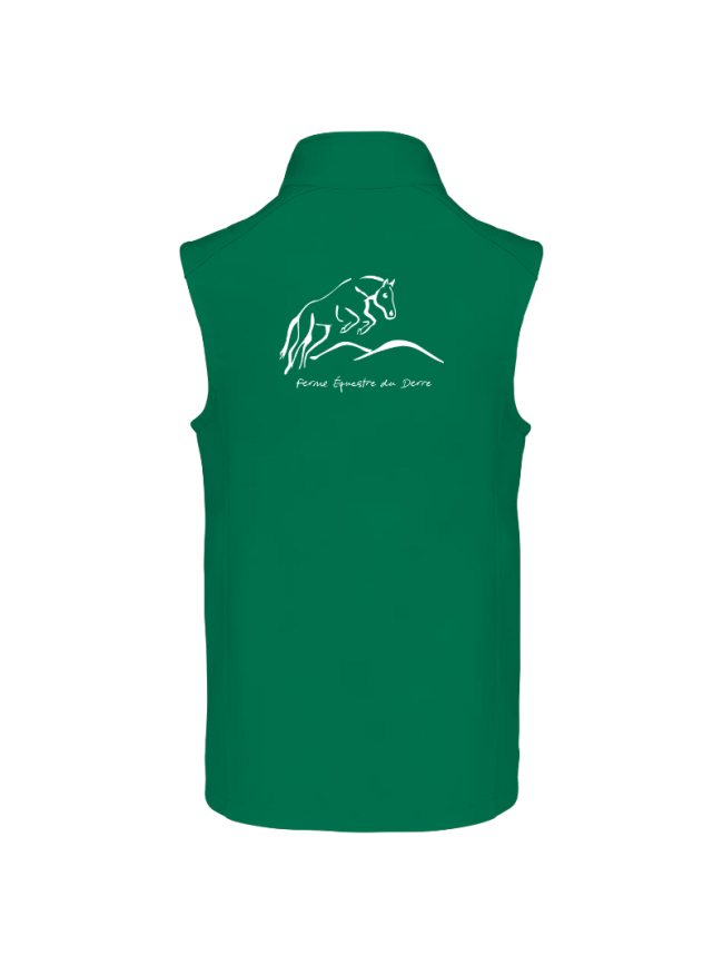 Bodywarmer softshell homme vert forêt Katiban