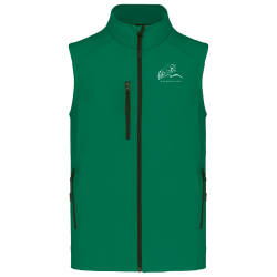 Bodywarmer softshell homme vert forêt Katiban