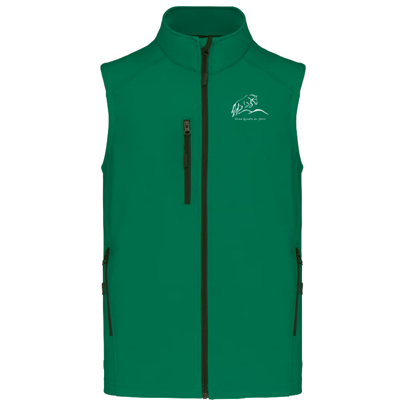 Bodywarmer softshell homme vert forêt Katiban