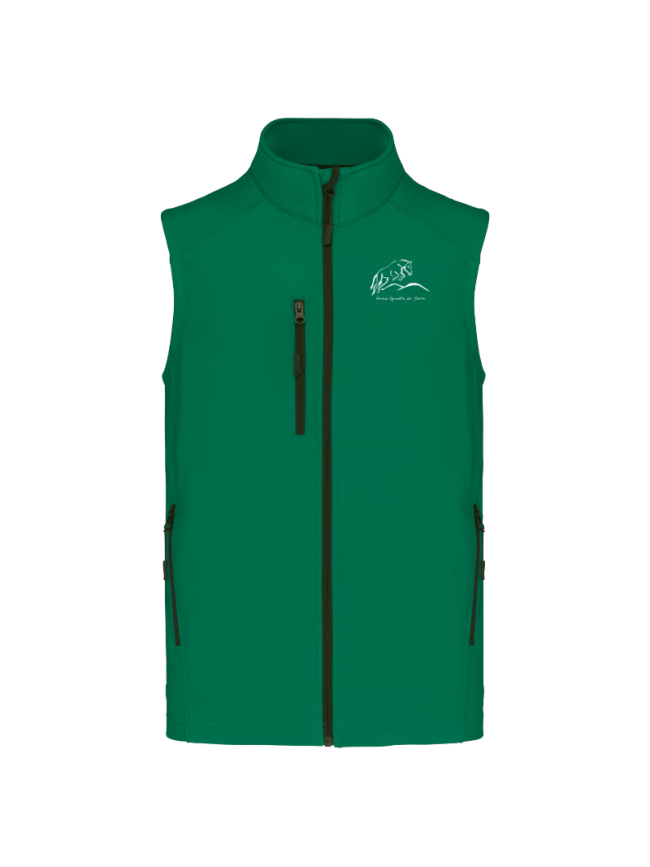 Bodywarmer softshell homme vert forêt Katiban