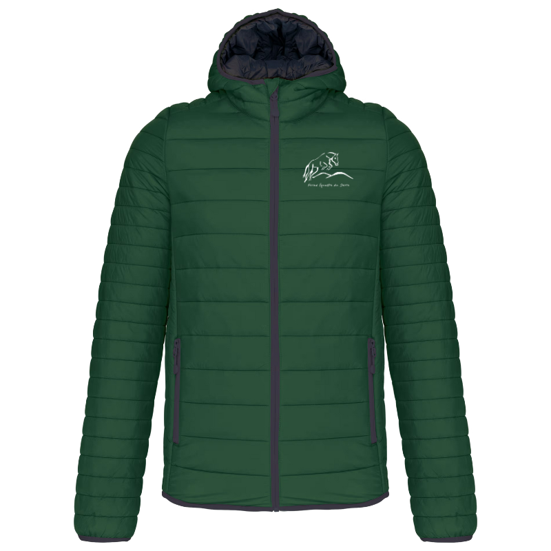 Doudoune homme vert forêt Kariban