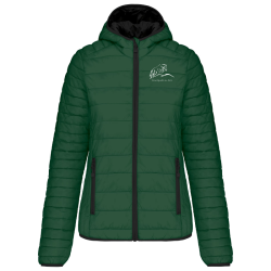 Doudoune femme vert forêt Kariban