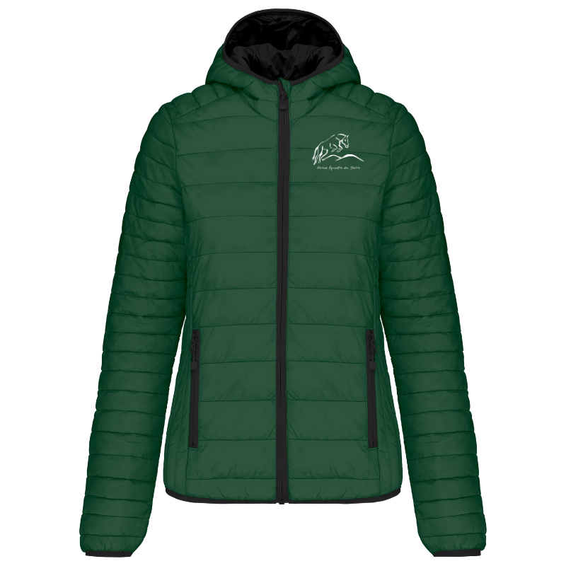 Doudoune femme vert forêt Kariban