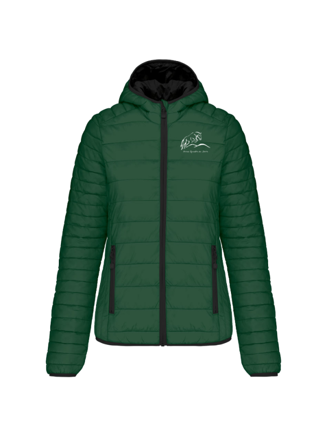 Doudoune femme vert forêt Kariban