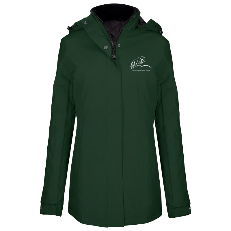 Parka femme vert forêt Kariban
