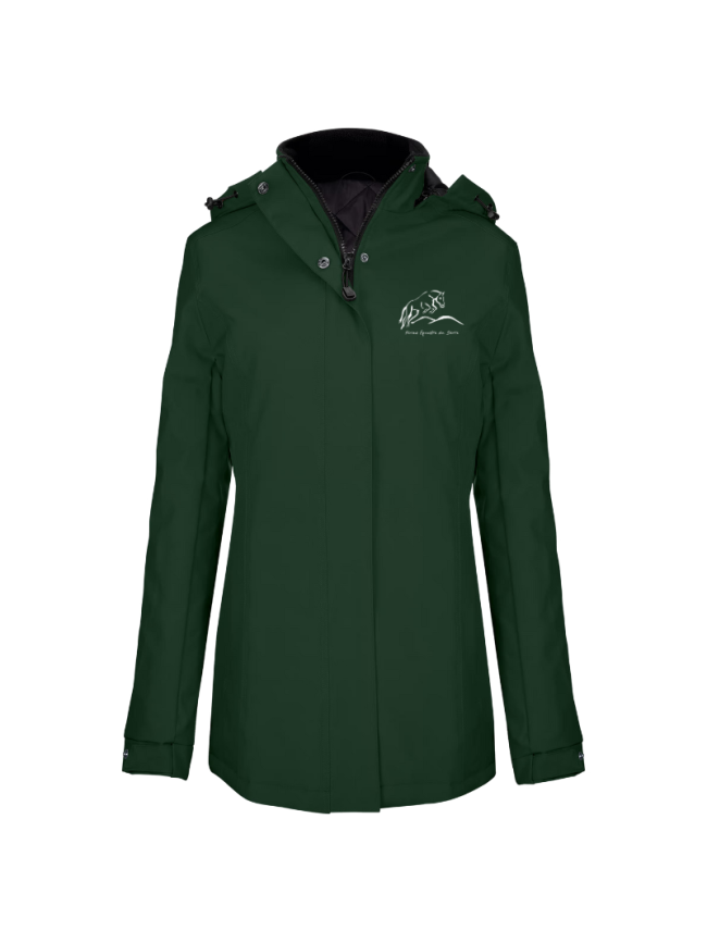 Parka femme vert forêt Kariban