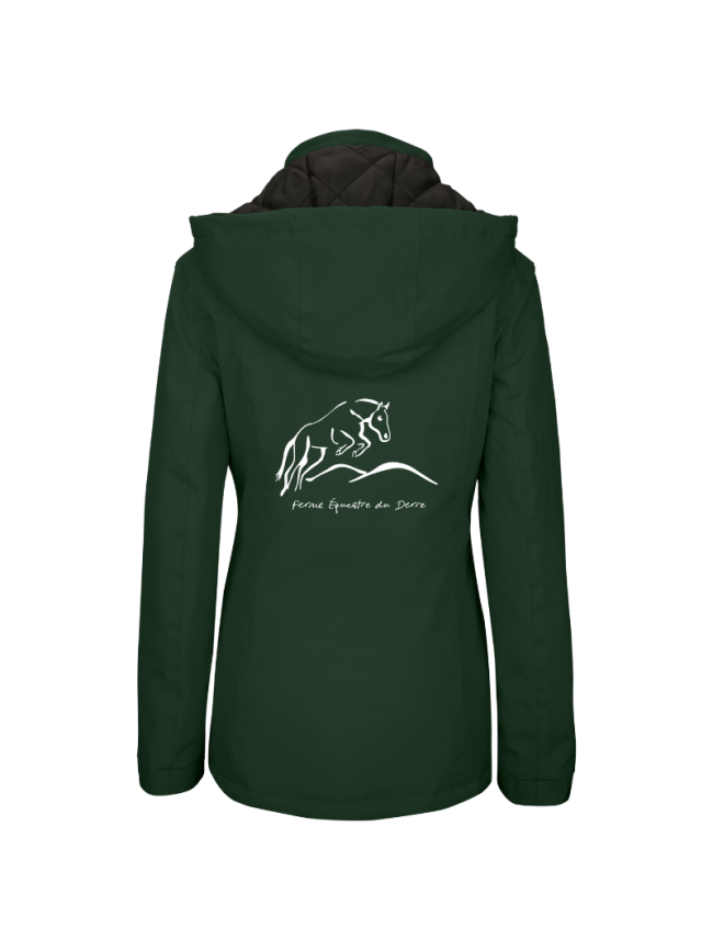 Parka femme vert forêt Kariban