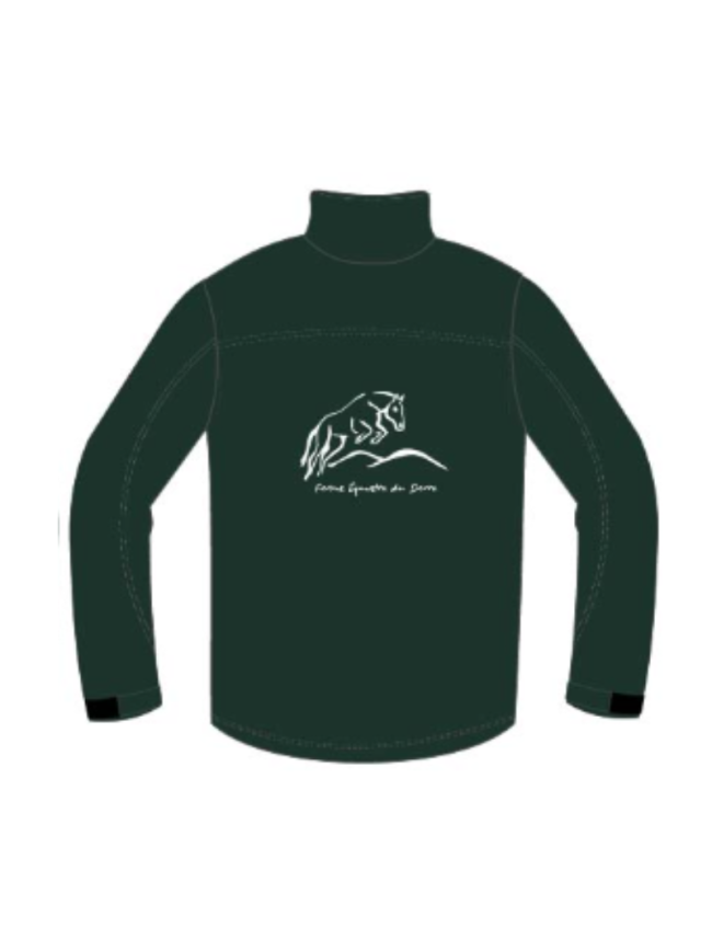 Veste softshell enfant vert forêt Cyou