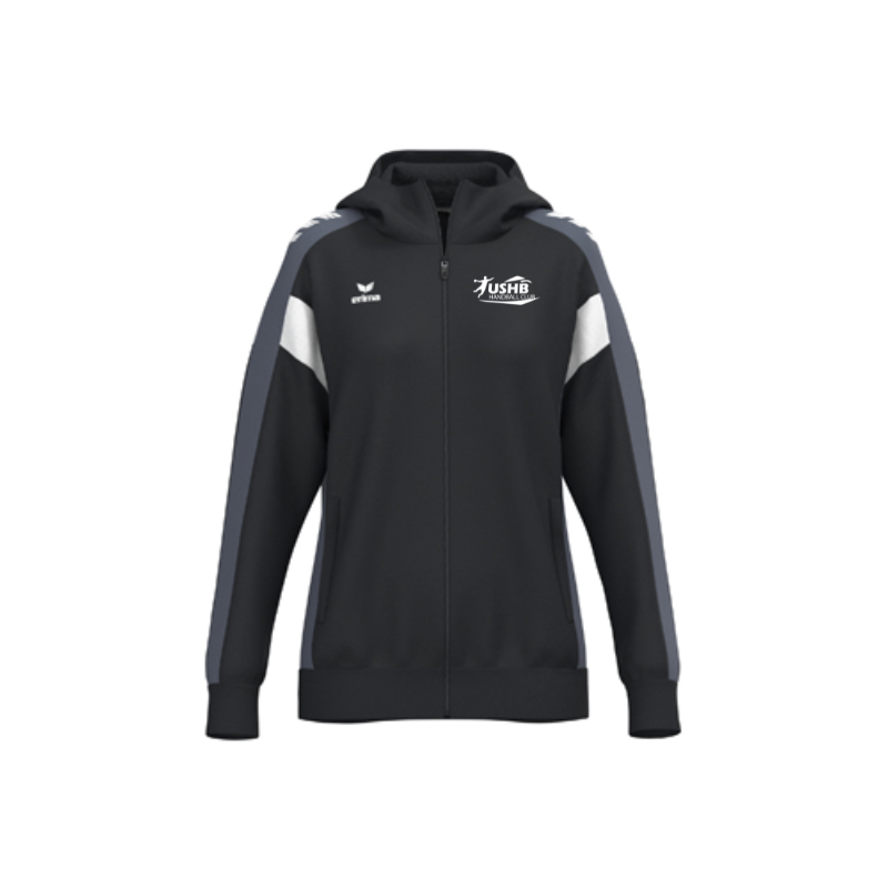 Veste capuche femme noir Erima Celebrate 125