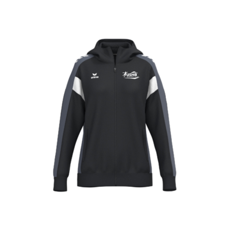 Veste capuche femme noir Erima Celebrate 125