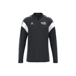 Sweat 1/2 zip enfant noir Erima Celebrate 125