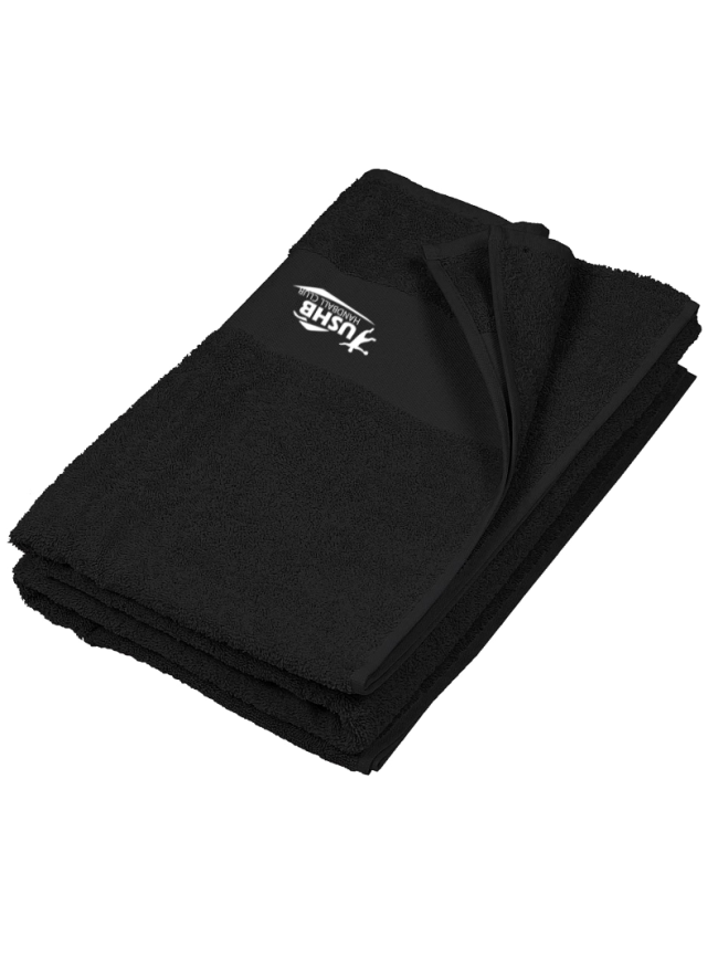 Serviette de bain noir Kariban