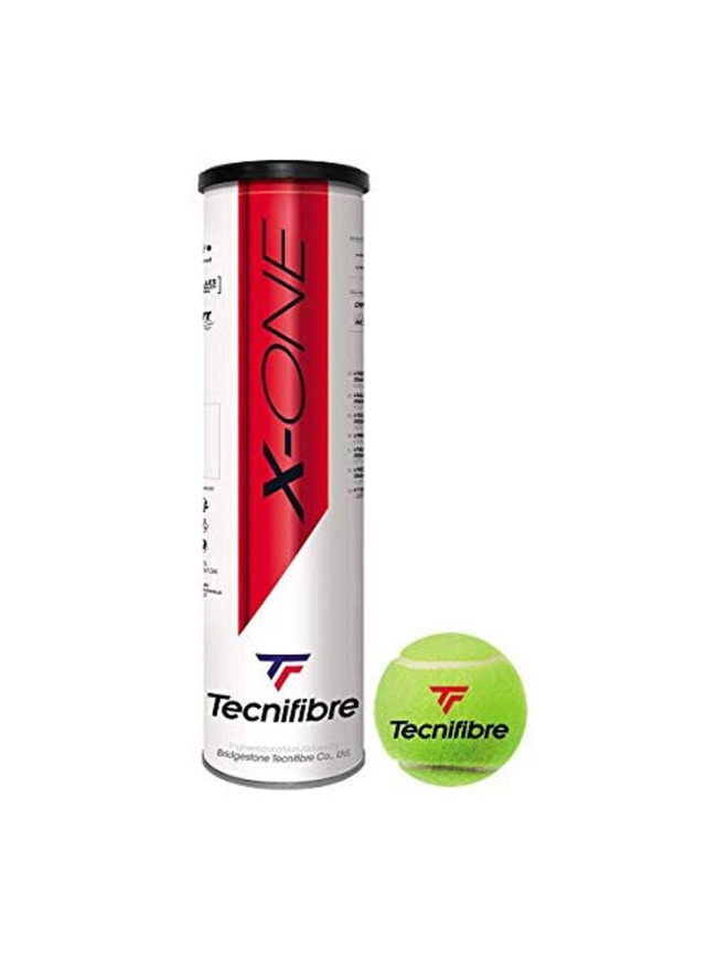 Lot de 4 x Balles de Tennis Jaunes X-ONE 60XONE364N Lot de 4 x Balles de Tennis Jaunes X-ONE 60XONE364N