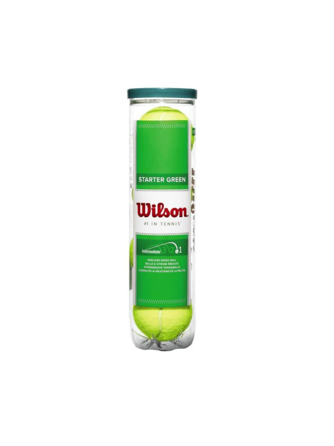 X4 Balles de Tennis Jaune Wilson Starter Play